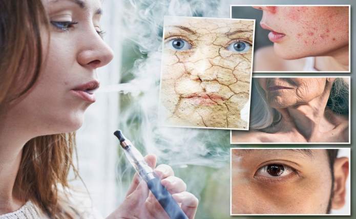 Do vapes age your face