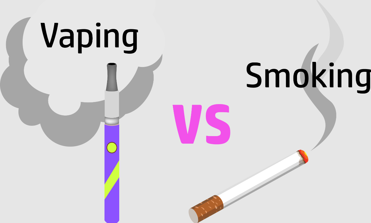 Vaping versus smoking