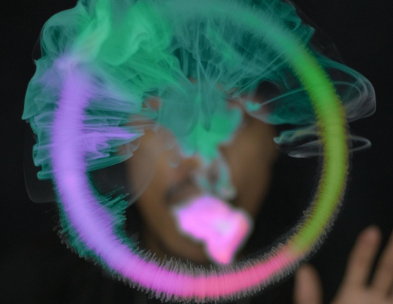 Can you mix different smoke colors in vape tricks